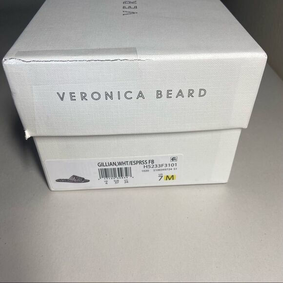 VERONICA BEARD Gillian Slide Sandal Shearling 7M - Picture 3 of 3